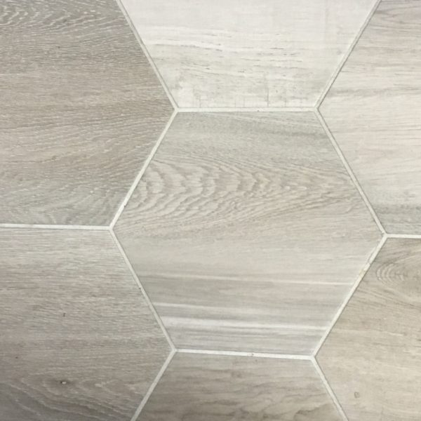Ceramic Wood Hexagon Floor Tile