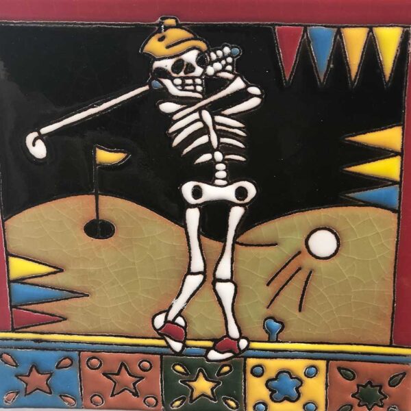 Mexican Day of the Dead Golf Deco