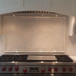 handmade-ceramic-tile-herringbone-mosaic-inlay-with-ceramic-subway-field-backsplash